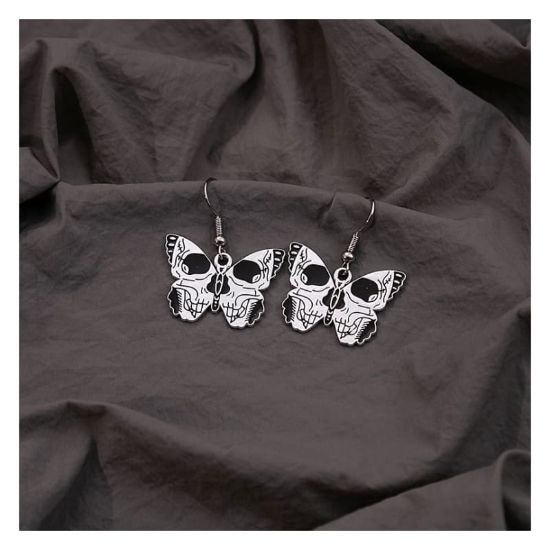 Halloween Butterfly Drop Earring