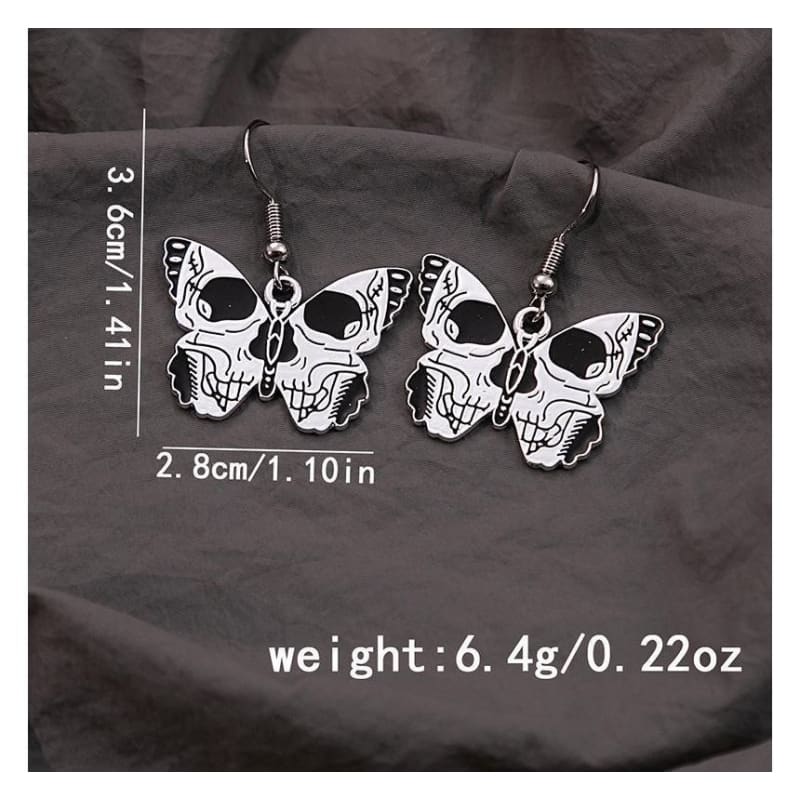 Halloween Butterfly Drop Earring