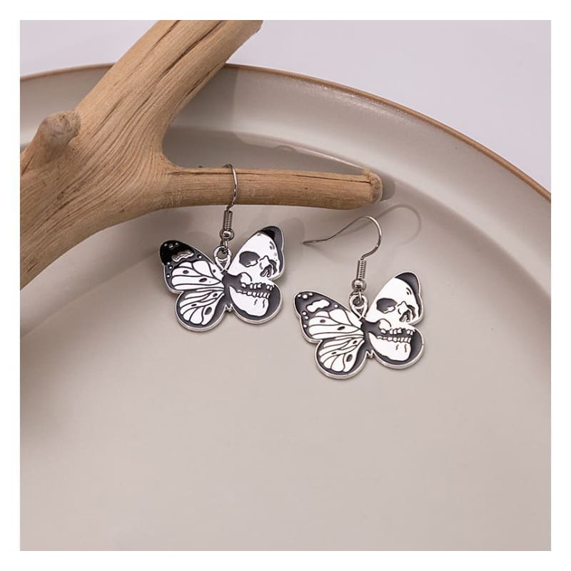 Halloween Butterfly Drop Earring