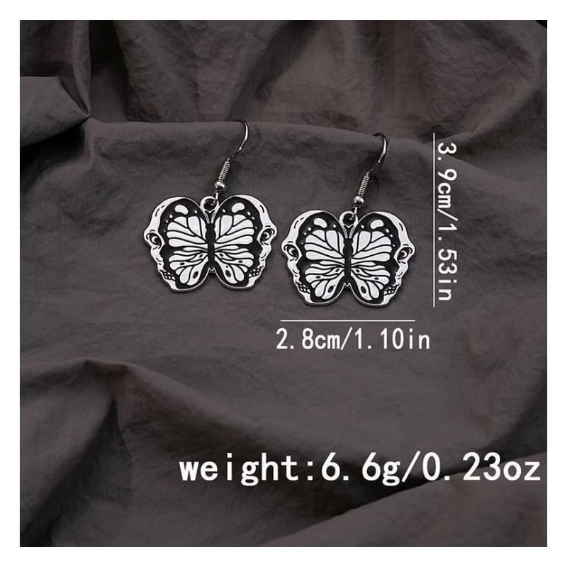 Halloween Butterfly Drop Earring