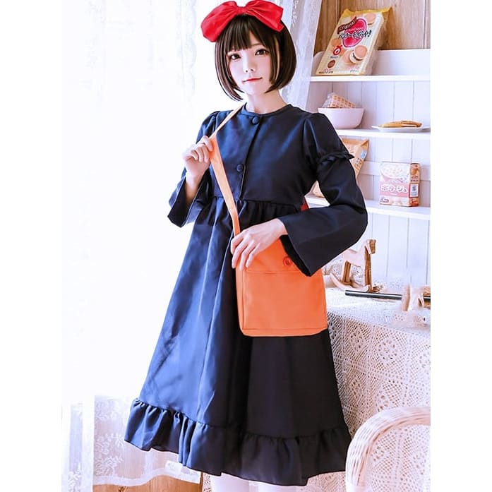 Halloween Costume Dark Blue Dress - Dark Blue / Free Size