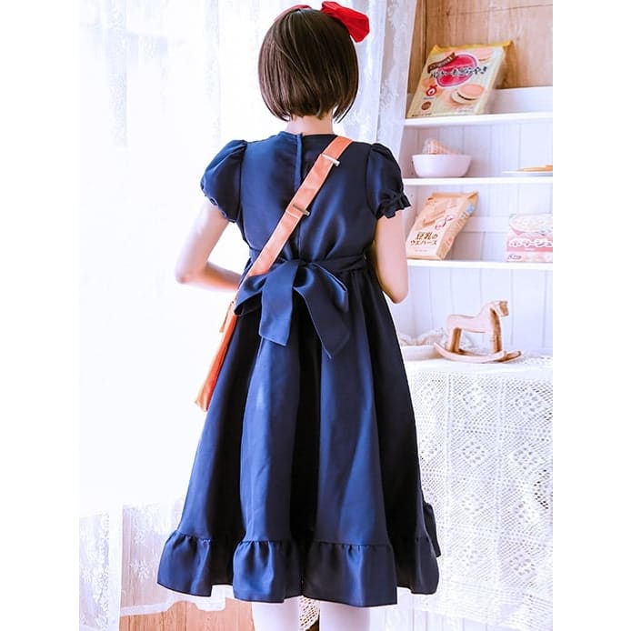 Halloween Costume Dark Blue Dress - Dark Blue / Free Size