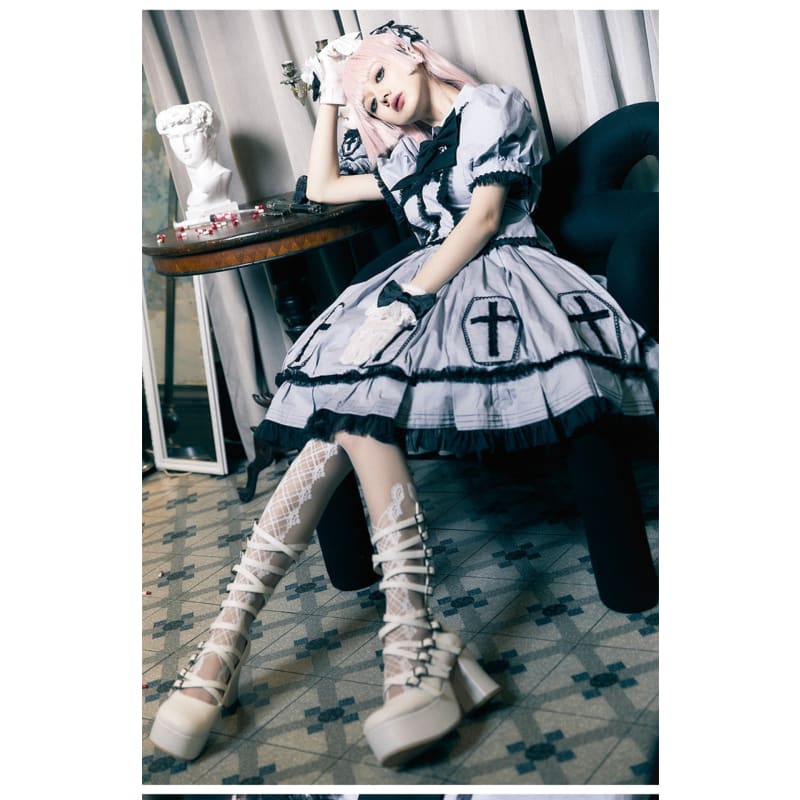 Halloween Cross Lolita Dress - Lolita OP