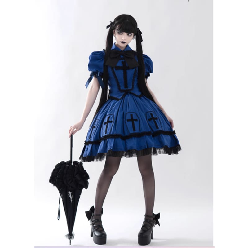 Halloween Cross Lolita Dress - Lolita OP