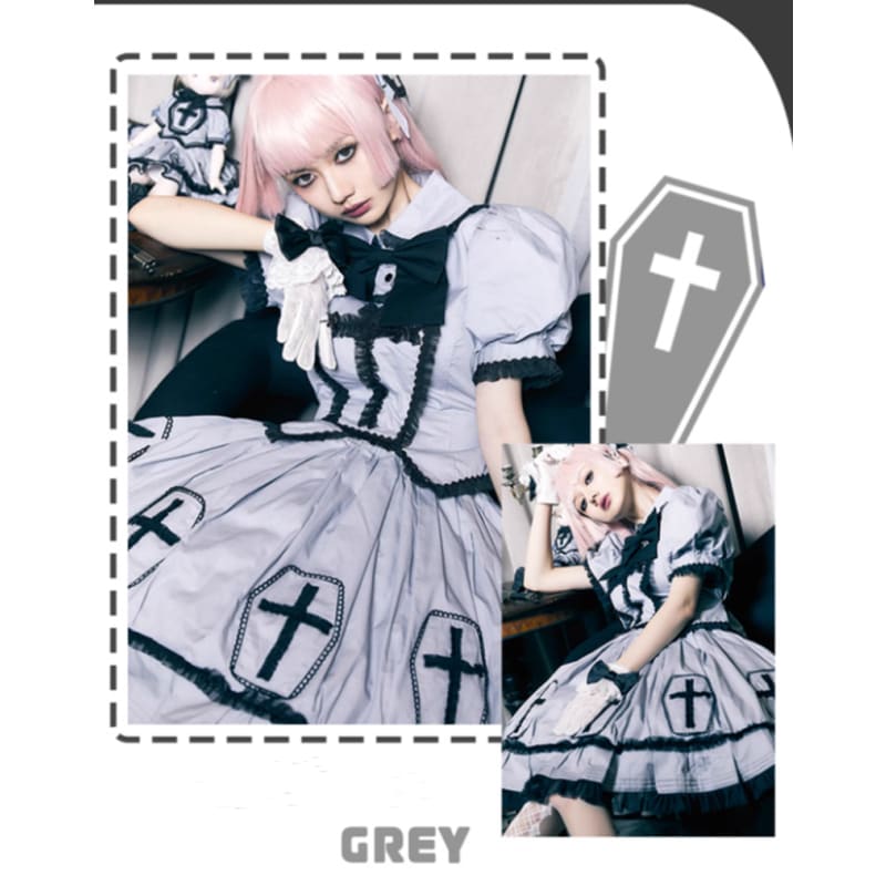 Halloween Cross Lolita Dress - Lolita OP