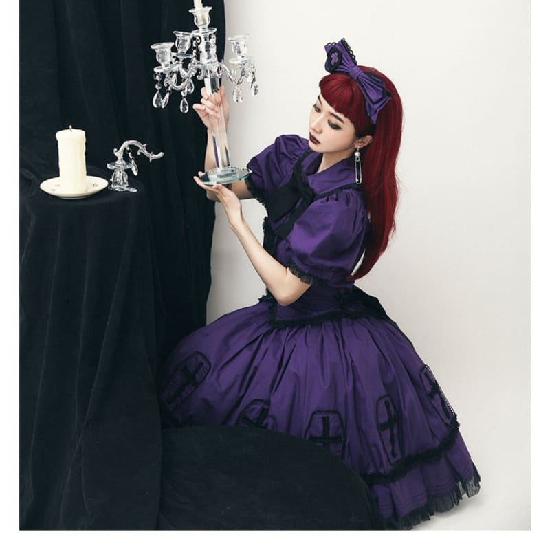 Halloween Cross Lolita Dress - Lolita OP