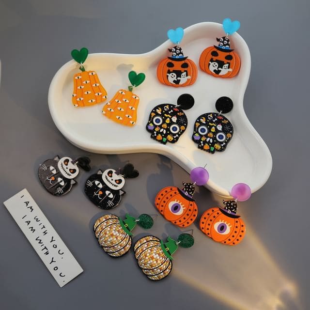 Halloween Drop Earring