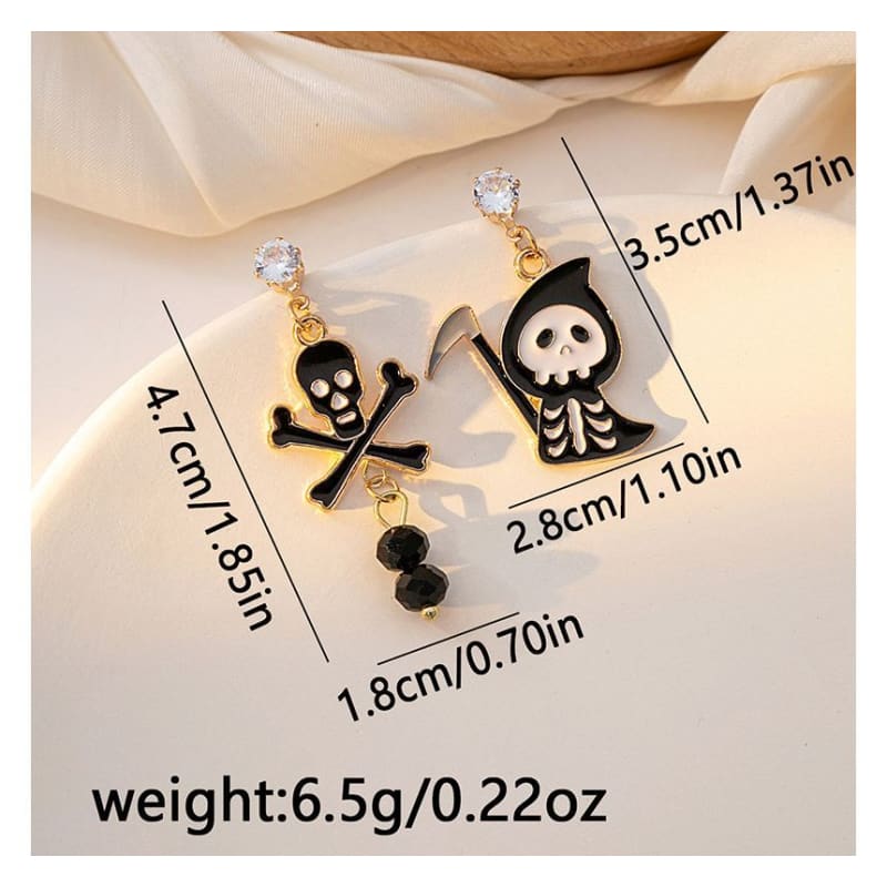 Halloween Glaze Alloy Drop Earring