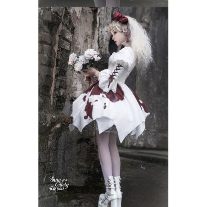 Halloween Gothic Lolita Blood Stained Lolita Dress - Lolita