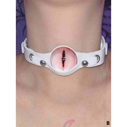 Halloween Gothic Punk Eyeball Choker