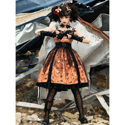 Halloween Lolita Gothic Jumper Skirt