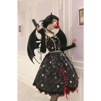 Halloween Lolita Gothic Jumper Skirt