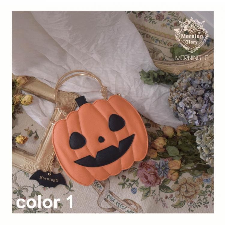 Halloween Orange Pumpkin Shoulder Bag