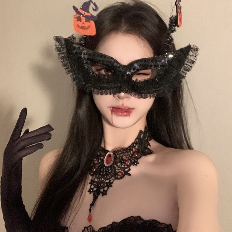 Halloween Party Eye Mask / Lace Party Eye Mask