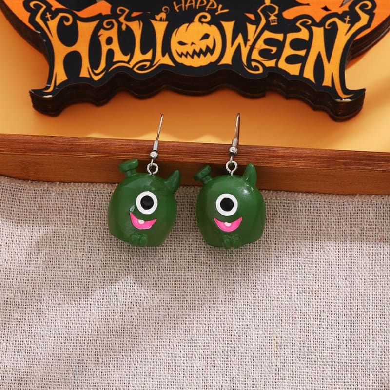 Halloween Resin Drop Earring