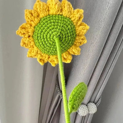 Kawaii Aesthetic Y2K Cute Fairy Handmade Knitted Sunflower MK Kawaii Store