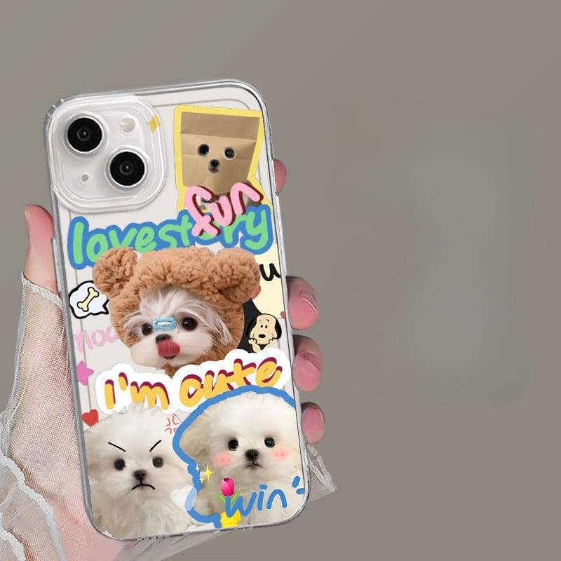 Have Fun Puppy Phone Case - For iPhone 15 / Puppy