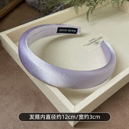 Headband - Glossy - Light Purple / One Size