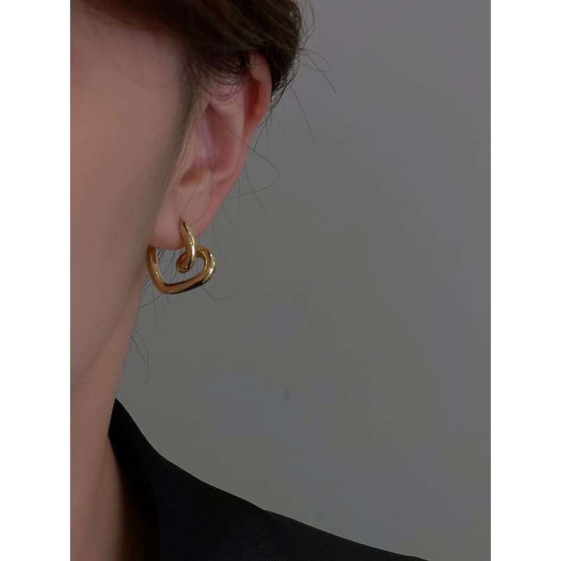 Heart Alloy Earring