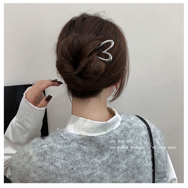 Heart Alloy Hair Stick