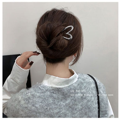 Heart Alloy Hair Stick