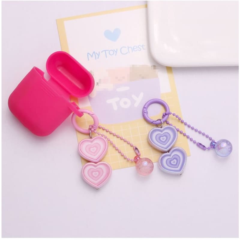 Heart Bag Charm Keyring