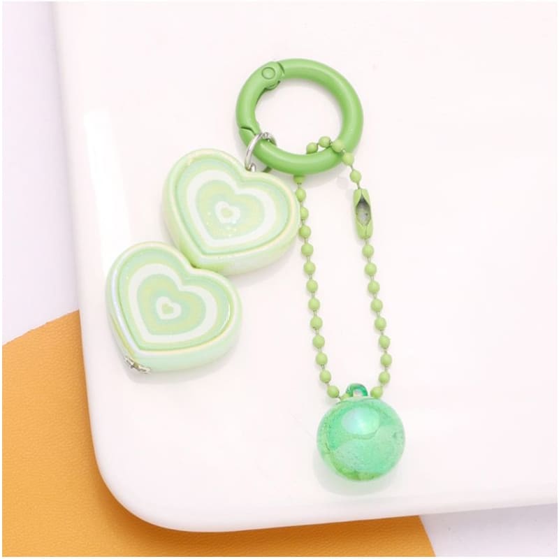 Heart Bag Charm Keyring