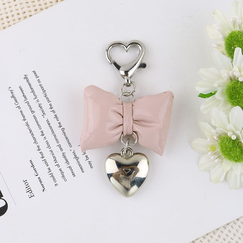 Heart Bow Keyring