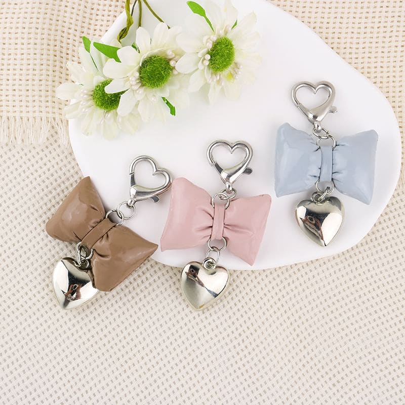 Heart Bow Keyring