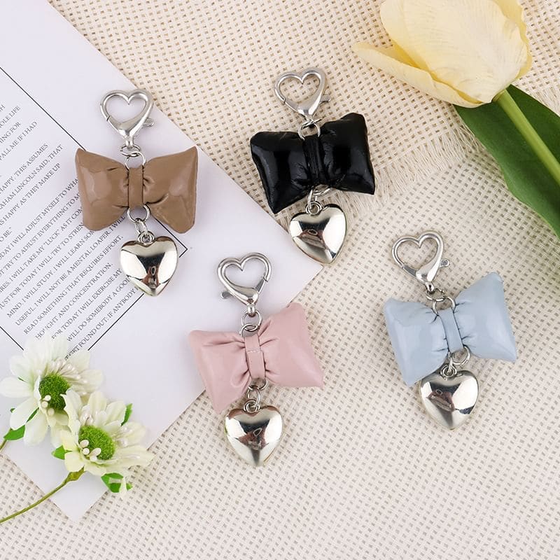 Heart Bow Keyring