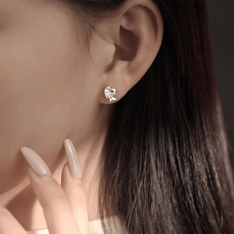 Heart / Butterfly / Star Alloy Stud Earring