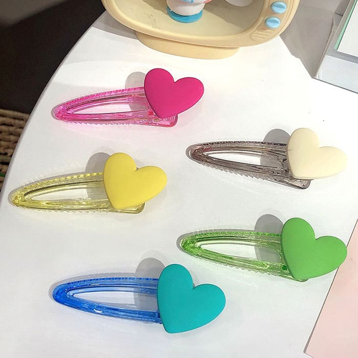 Heart Crush Hair Clips - Other