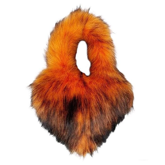 Heart Fuzzy Handbag - Standart / Orange - Handbags