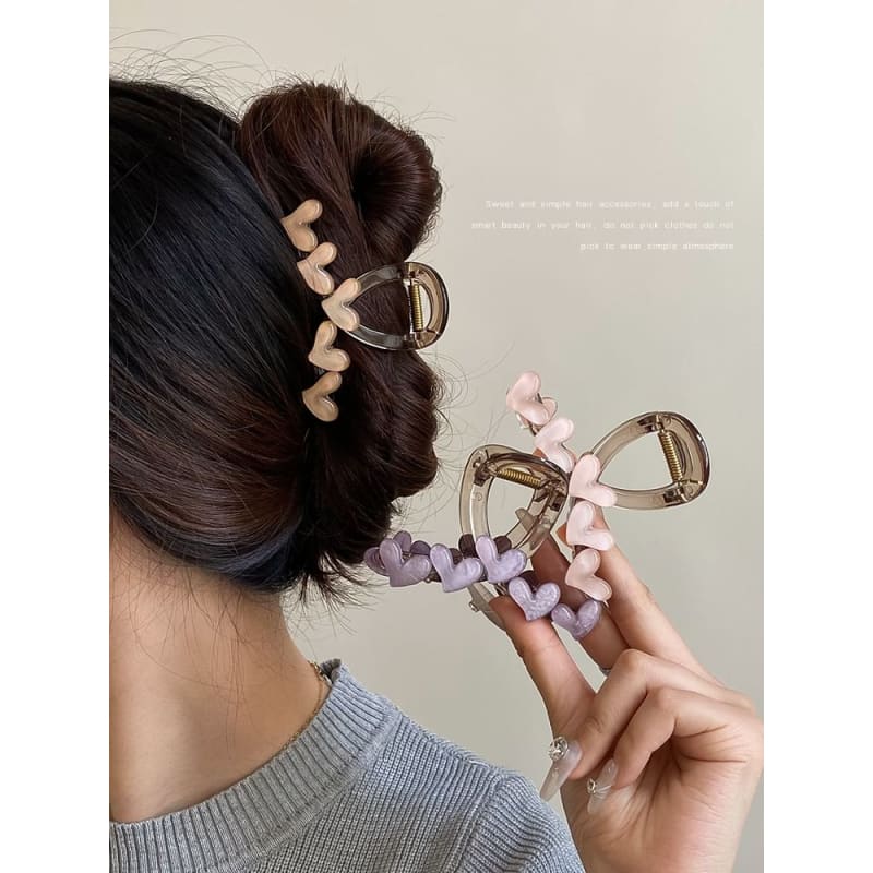 Heart Hair Clamp