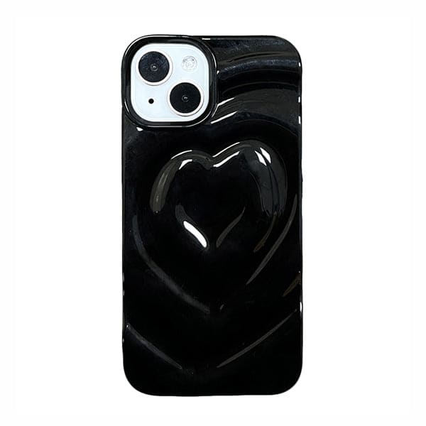 Heart iPhone Case - iPhone 11 / Black - IPhone Case