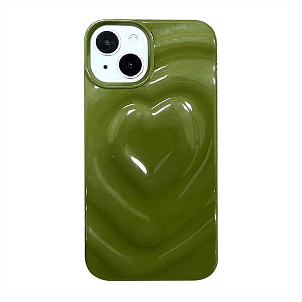 Heart iPhone Case - iPhone 11 / Green - IPhone Case