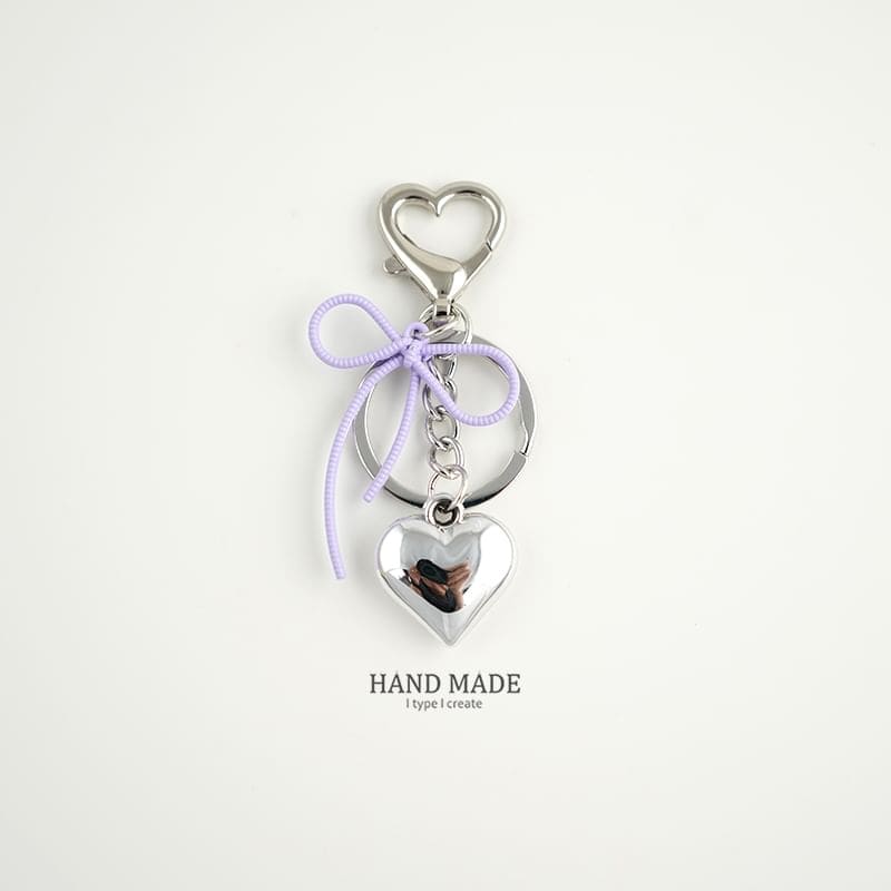 Heart Key Chain / Bag Charm