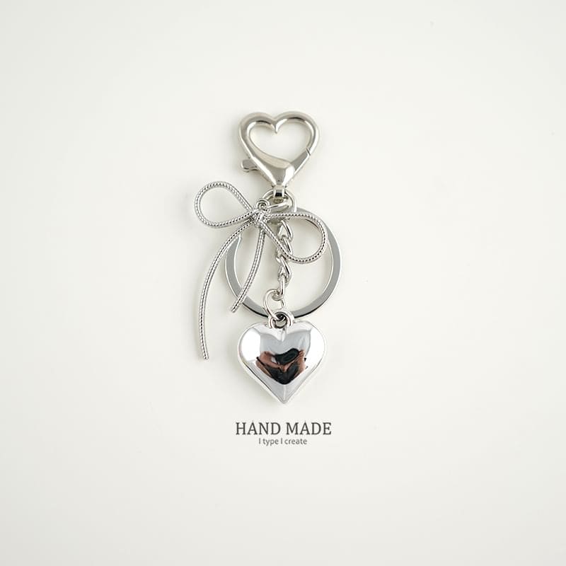 Heart Key Chain / Bag Charm