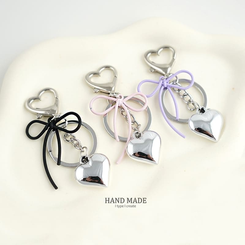 Heart Key Chain / Bag Charm