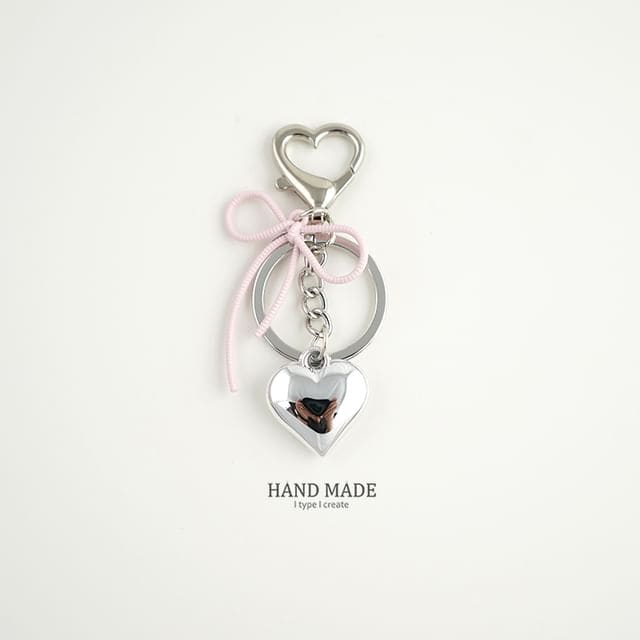 Heart Key Chain / Bag Charm - H702 / One Size