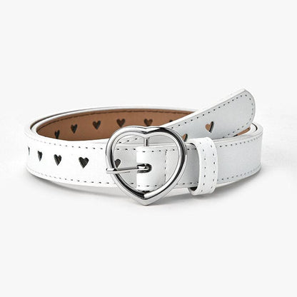 Heart Leather Belt - Belts