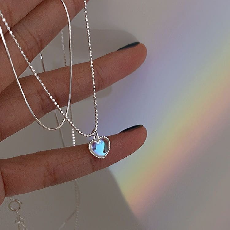 Heart Pendant Layered Necklace