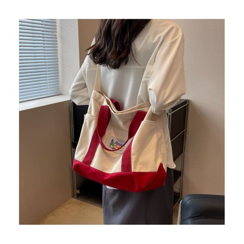 Heart Print Top Handle Crossbody Bag