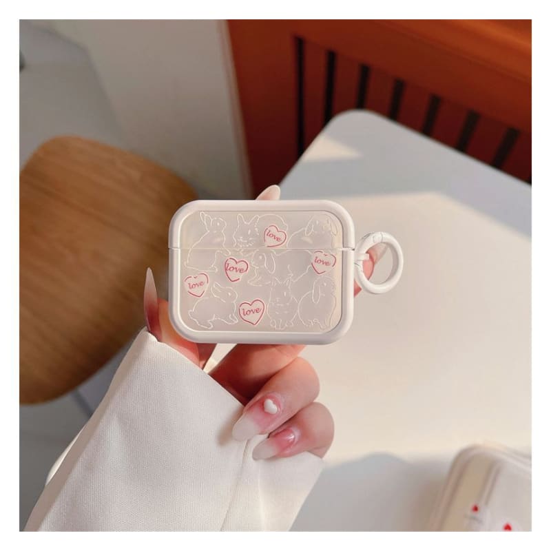 Heart Rabbit AirPods / Pro Earphone Case Skin