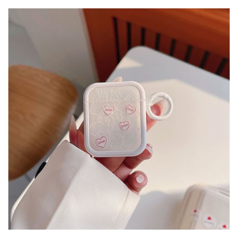 Heart Rabbit AirPods / Pro Earphone Case Skin