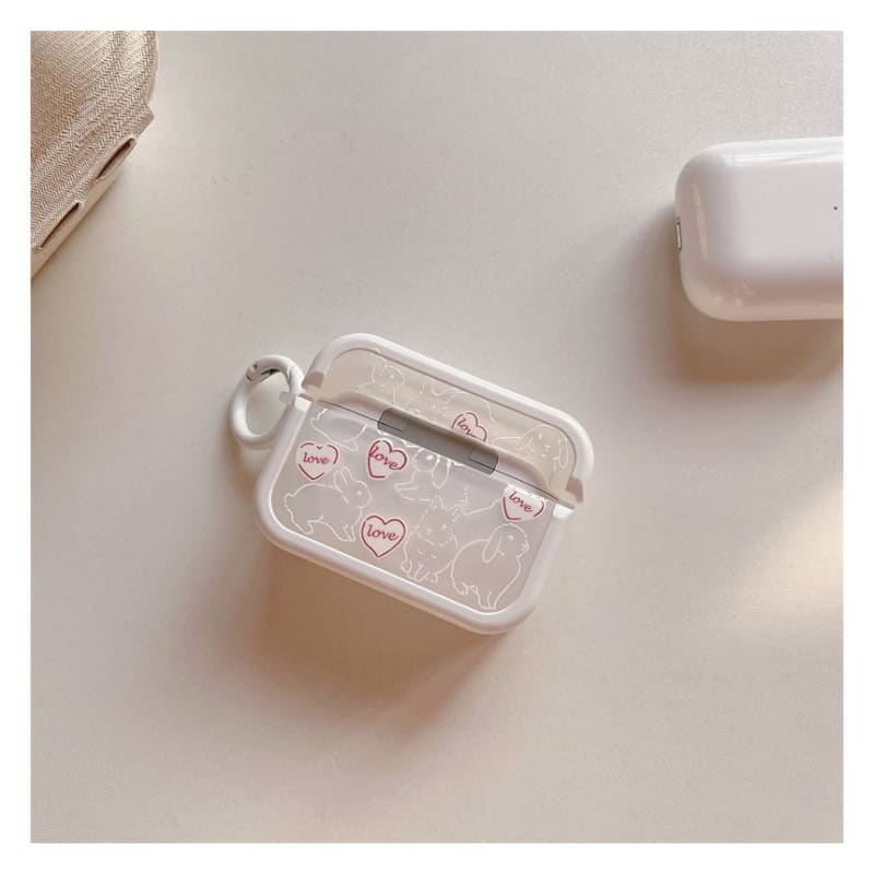 Heart Rabbit AirPods / Pro Earphone Case Skin