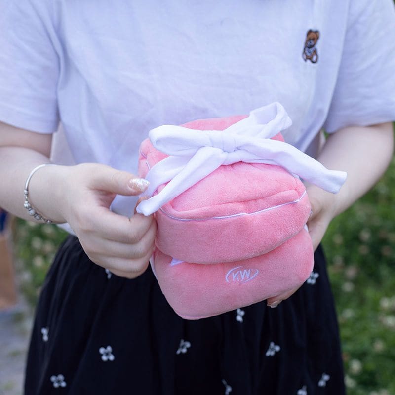 Heart Ring Plush Toy - Pink