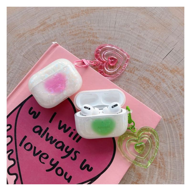 Heart Shell Textured AirPods / Pro Earphone Case Skin