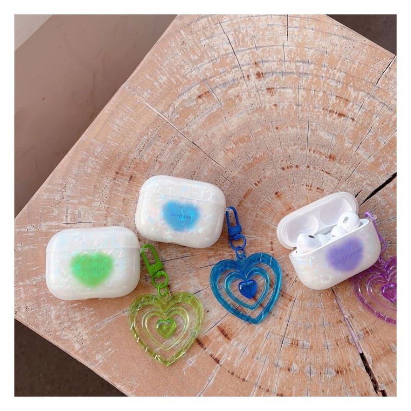 Heart Shell Textured AirPods / Pro Earphone Case Skin