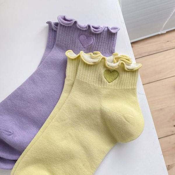Heart Short Socks - Socks